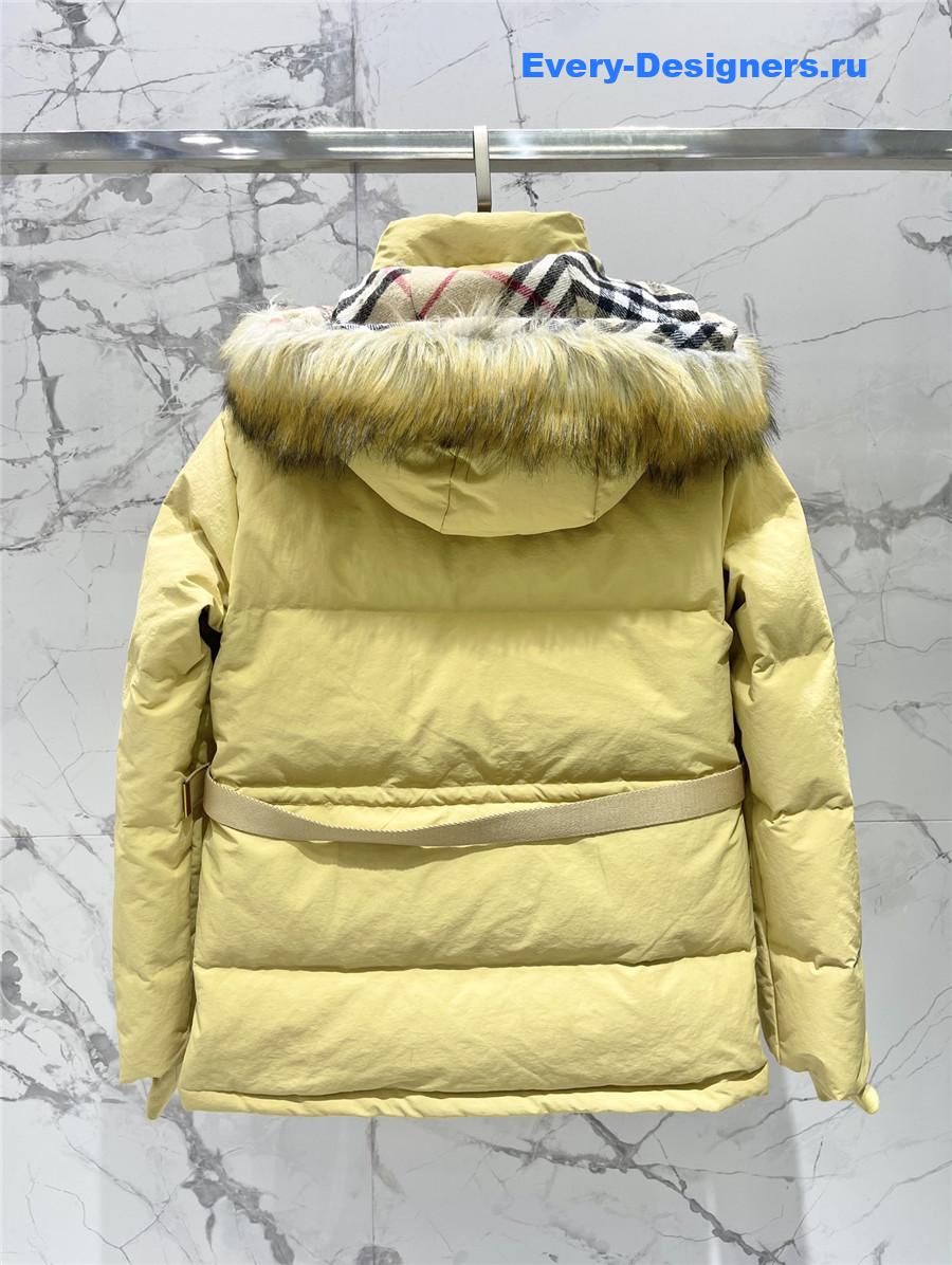 Bv*b*rry hooded cropped puffer jacket