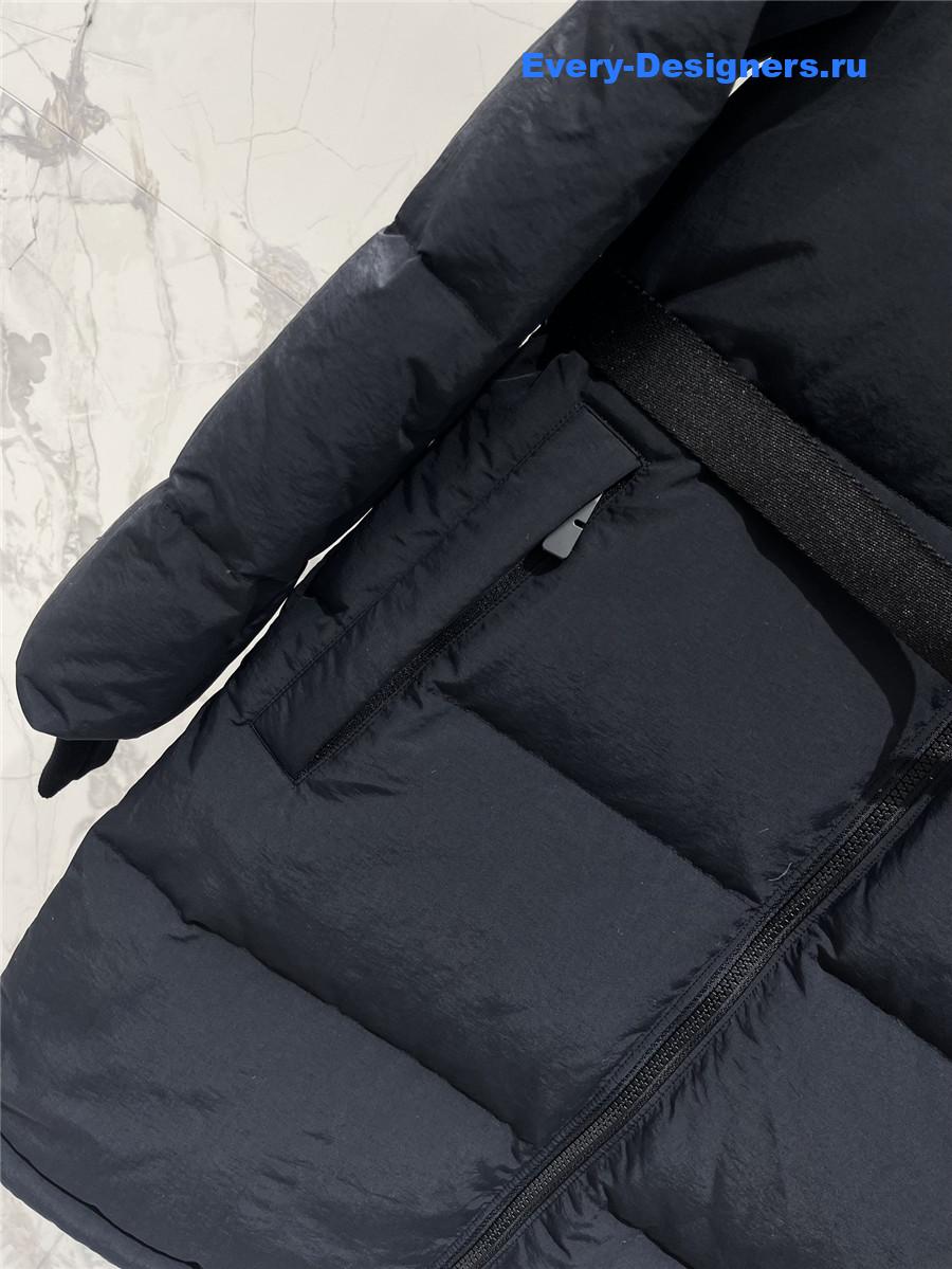 Bv*b*rry hooded long puffer jacket