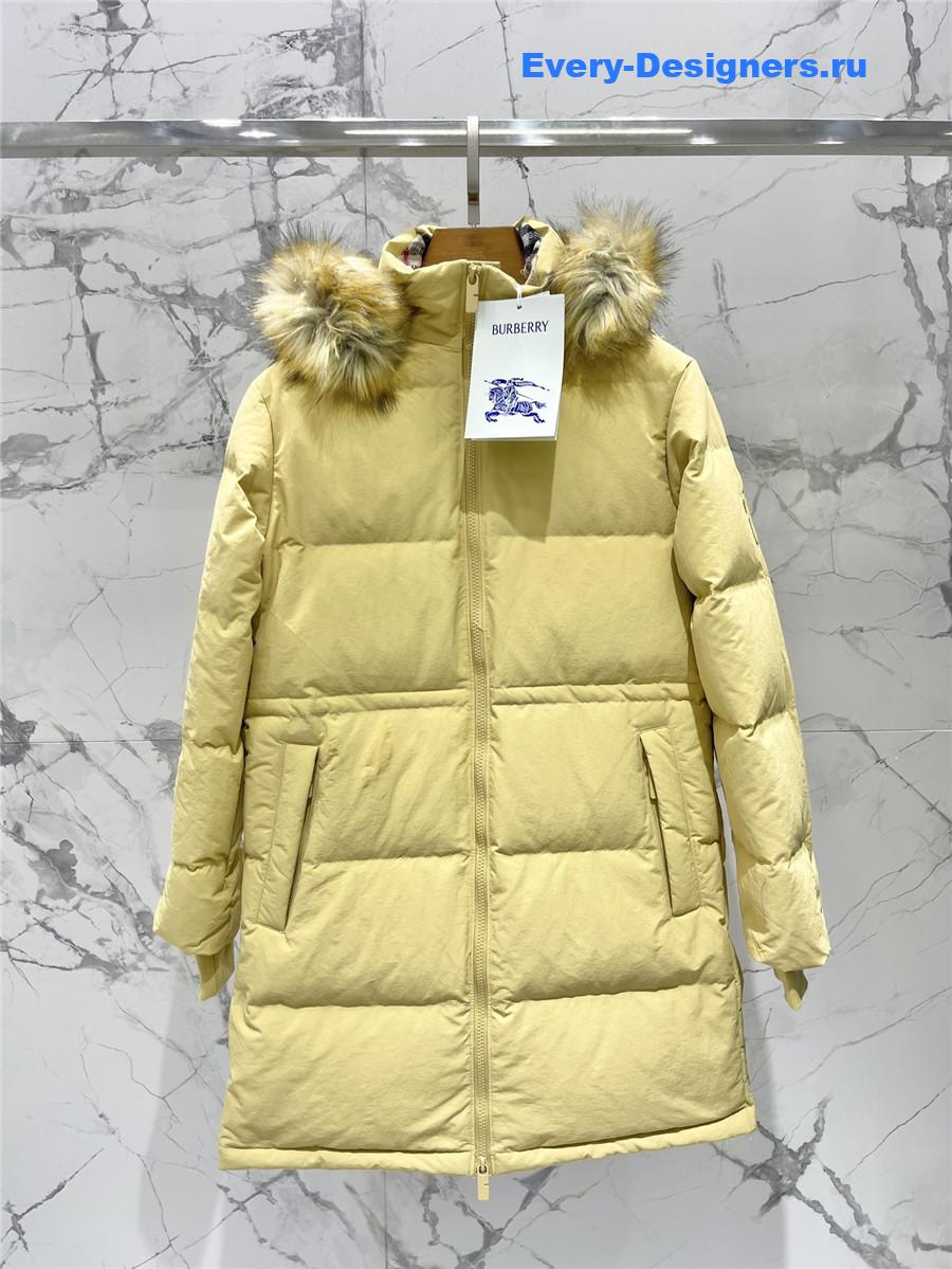 Bv*b*rry hooded long puffer jacket