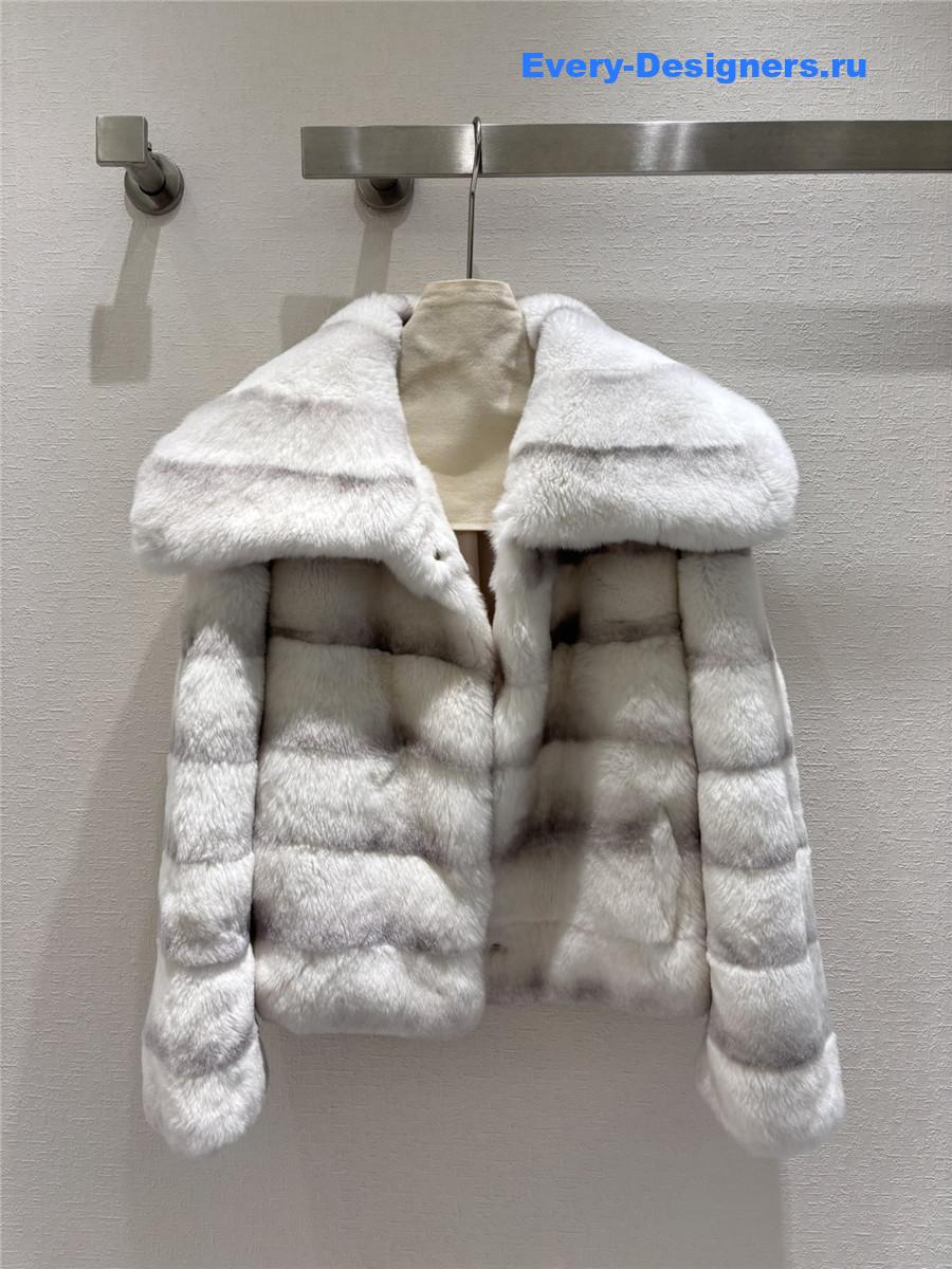 F**di chinchilla fur coat