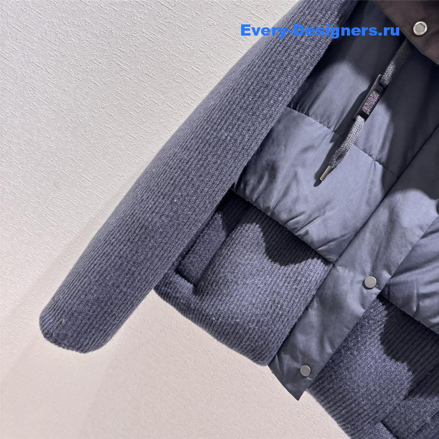 BC hooded goose down jacket