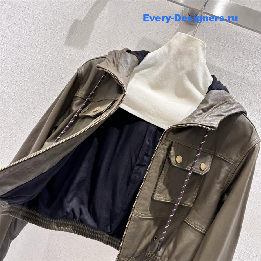Ba1en*iaga lambskin jacket