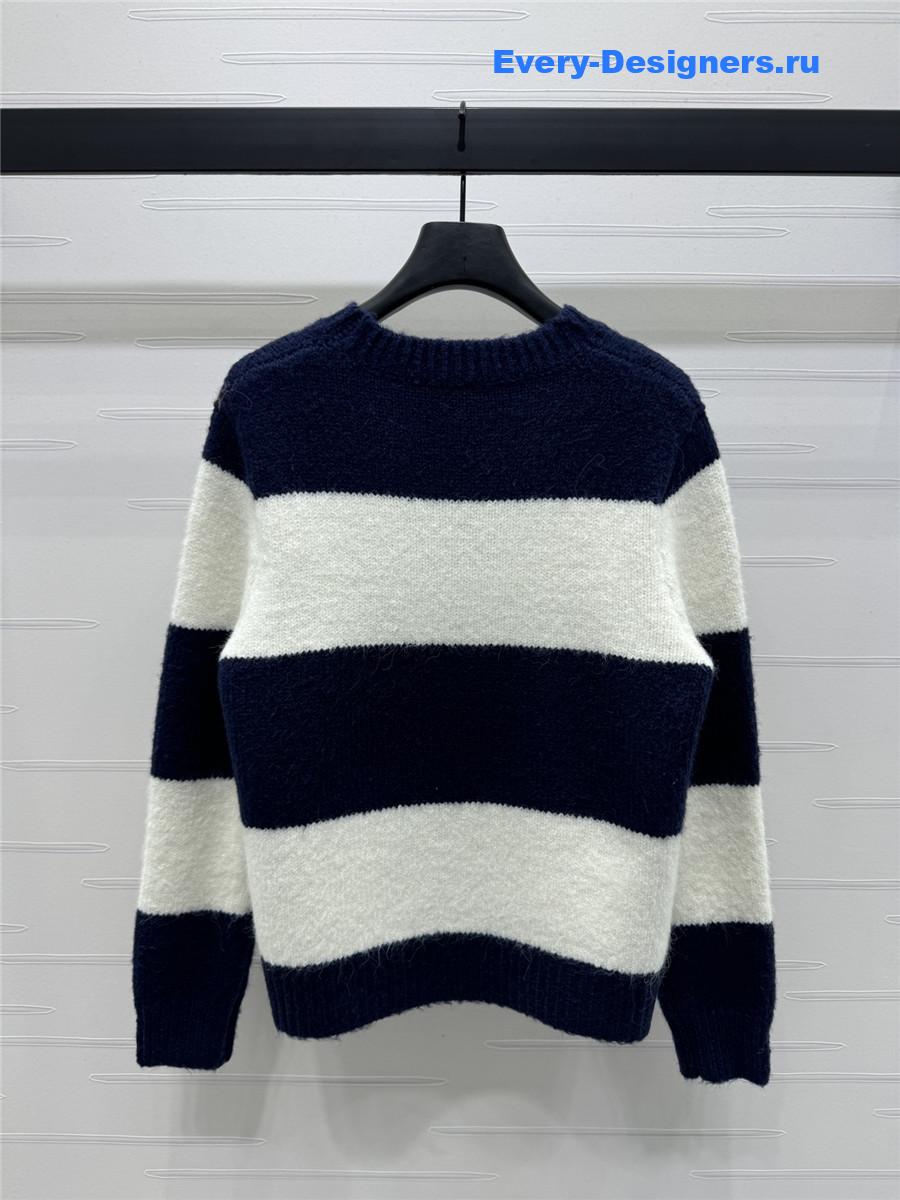 Ce1i*e chunky mohair wool sweater