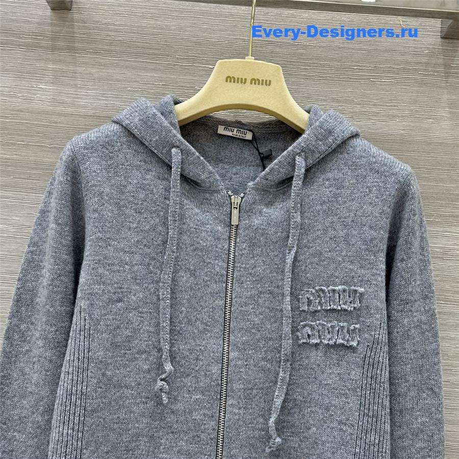 M1um1u zipper jacket + pants set