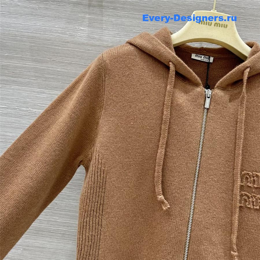 M1um1u zipper jacket + pants set