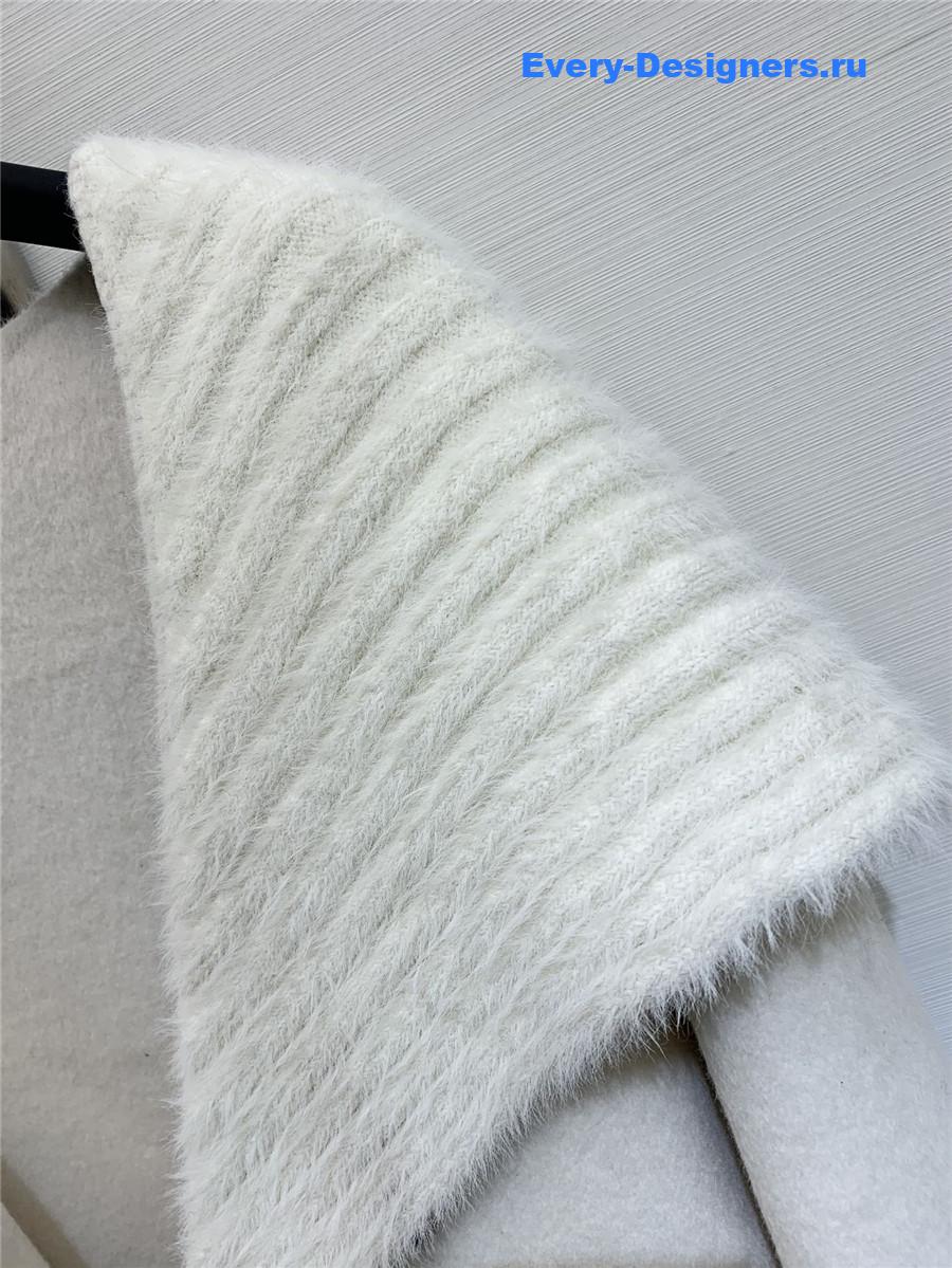 Chloé Navy collar wool coat