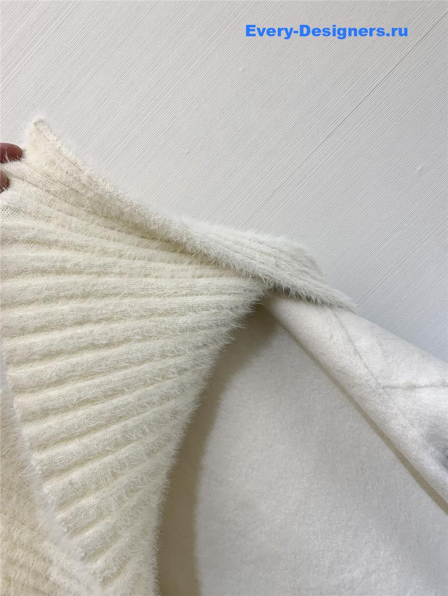 Chloé Navy collar wool coat