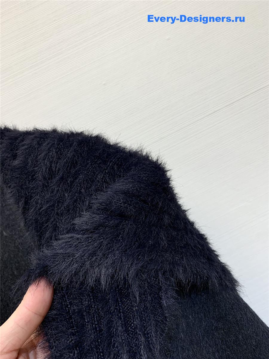 Chloé Navy collar wool coat