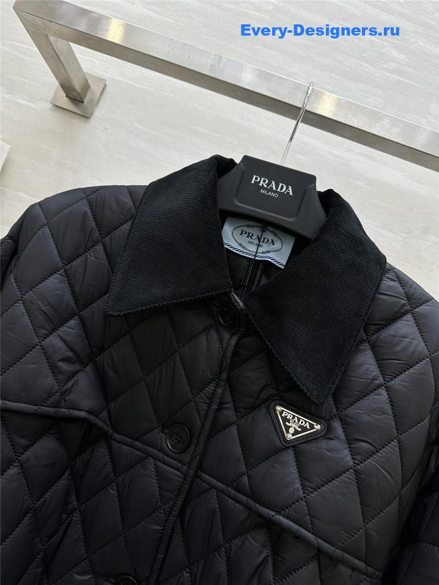 Pra*a long cotton coat