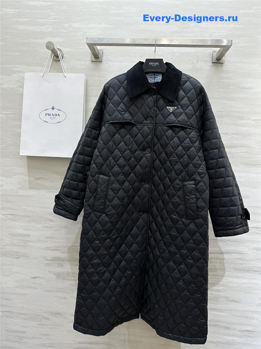 Pra*a long cotton coat