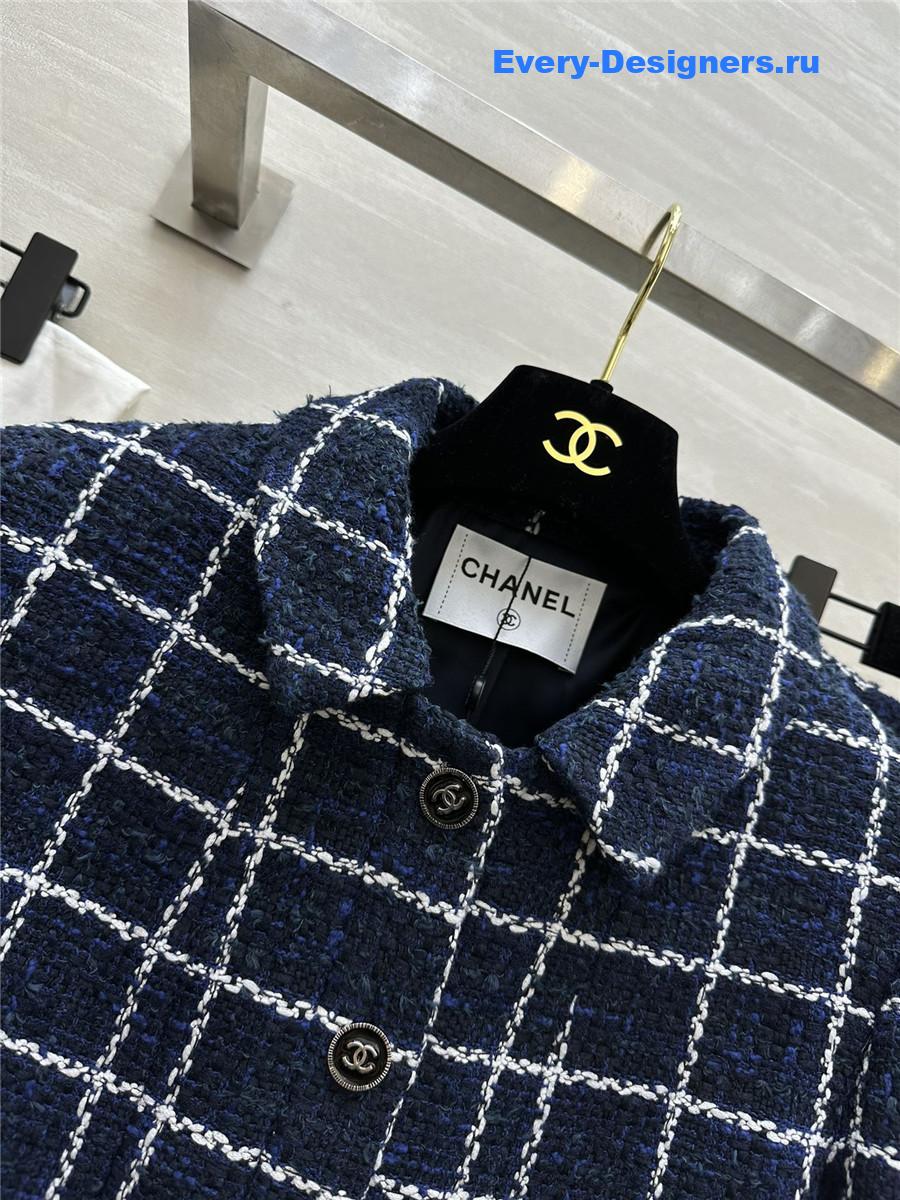 Ch**el wool soft tweed suit