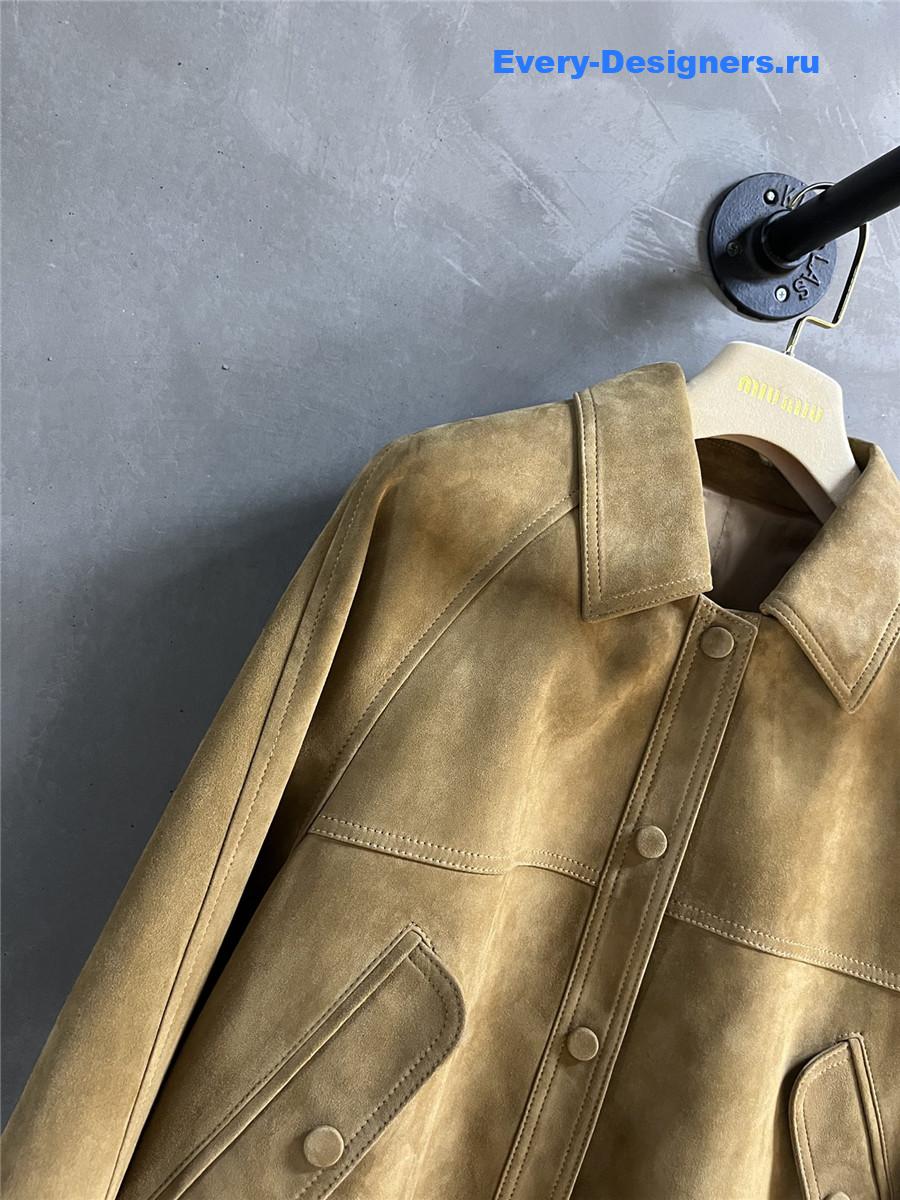 M1um1u cashmere coat