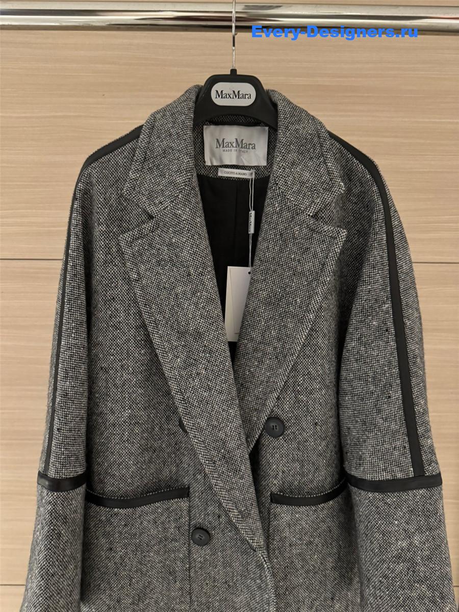 Vanitoo oversized wool-blend coat