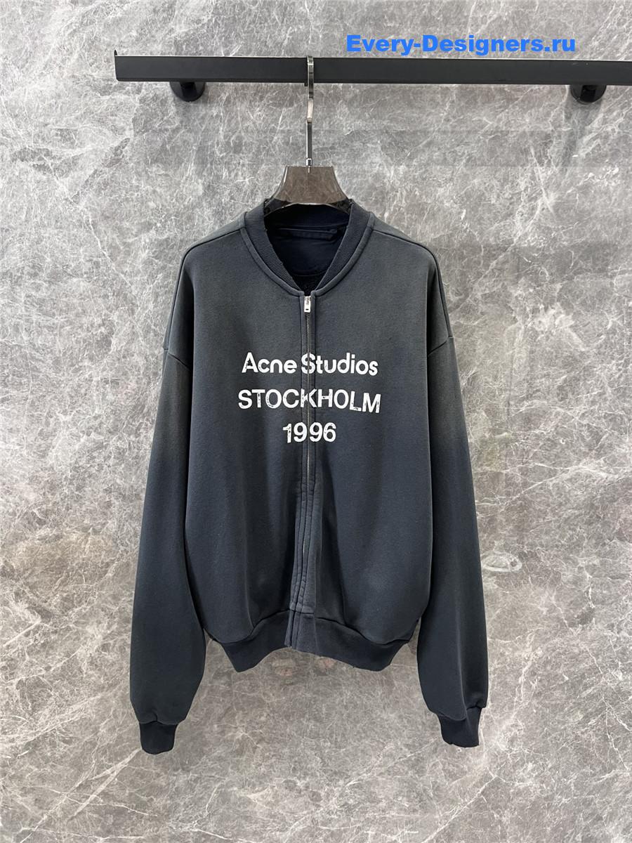 Acne studios vintage sweatshirt jacket