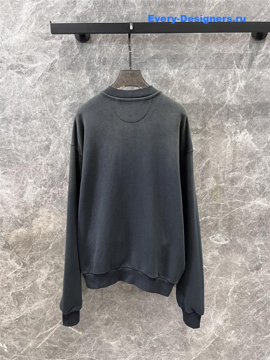 Acne studios vintage sweatshirt jacket