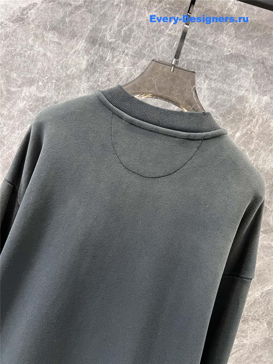 Acne studios vintage sweatshirt jacket