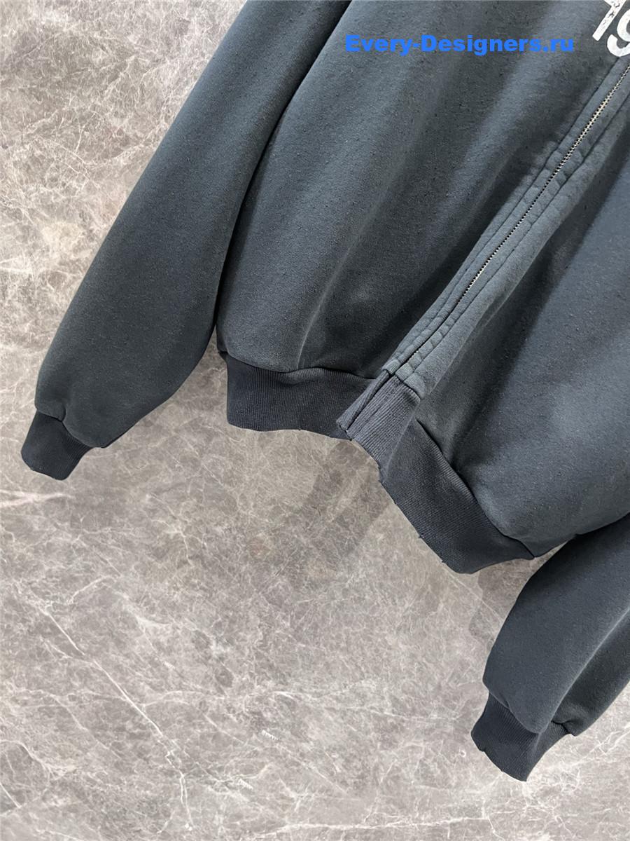 Acne studios vintage sweatshirt jacket