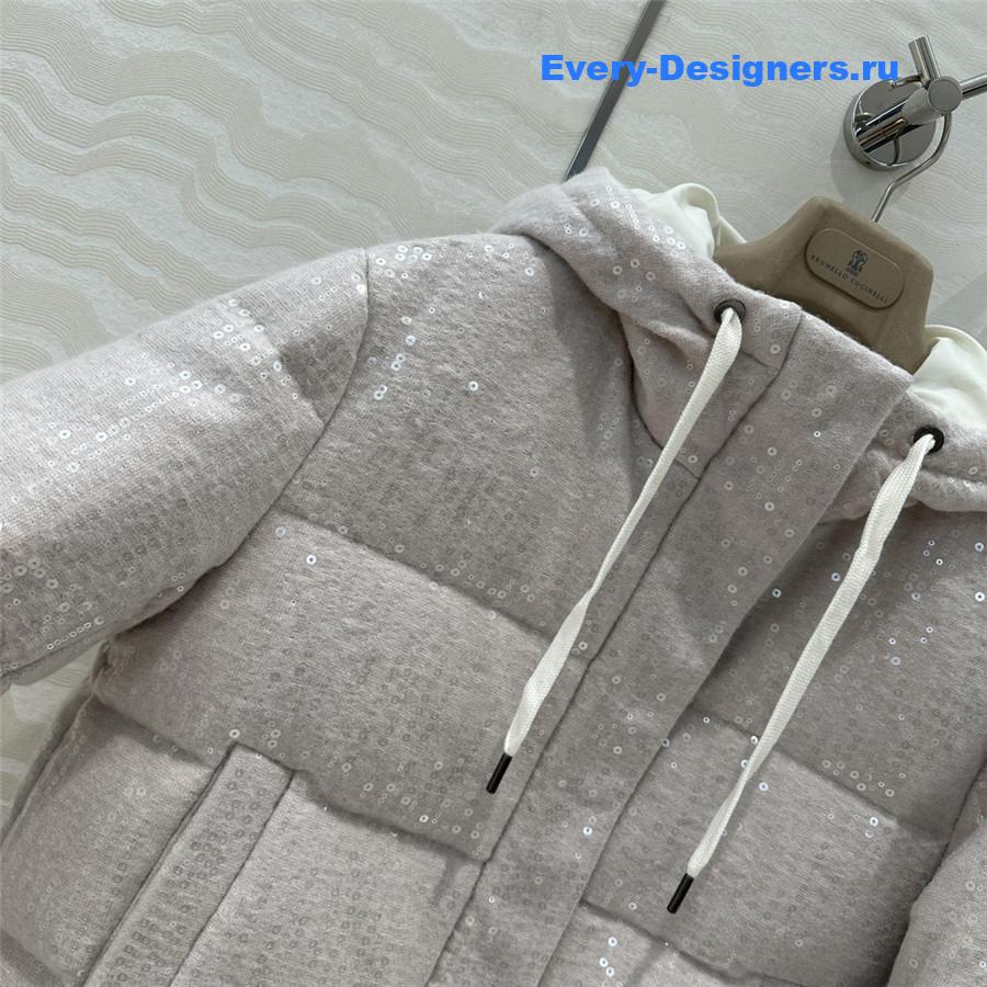 BC Sequined Bread Down Jacket