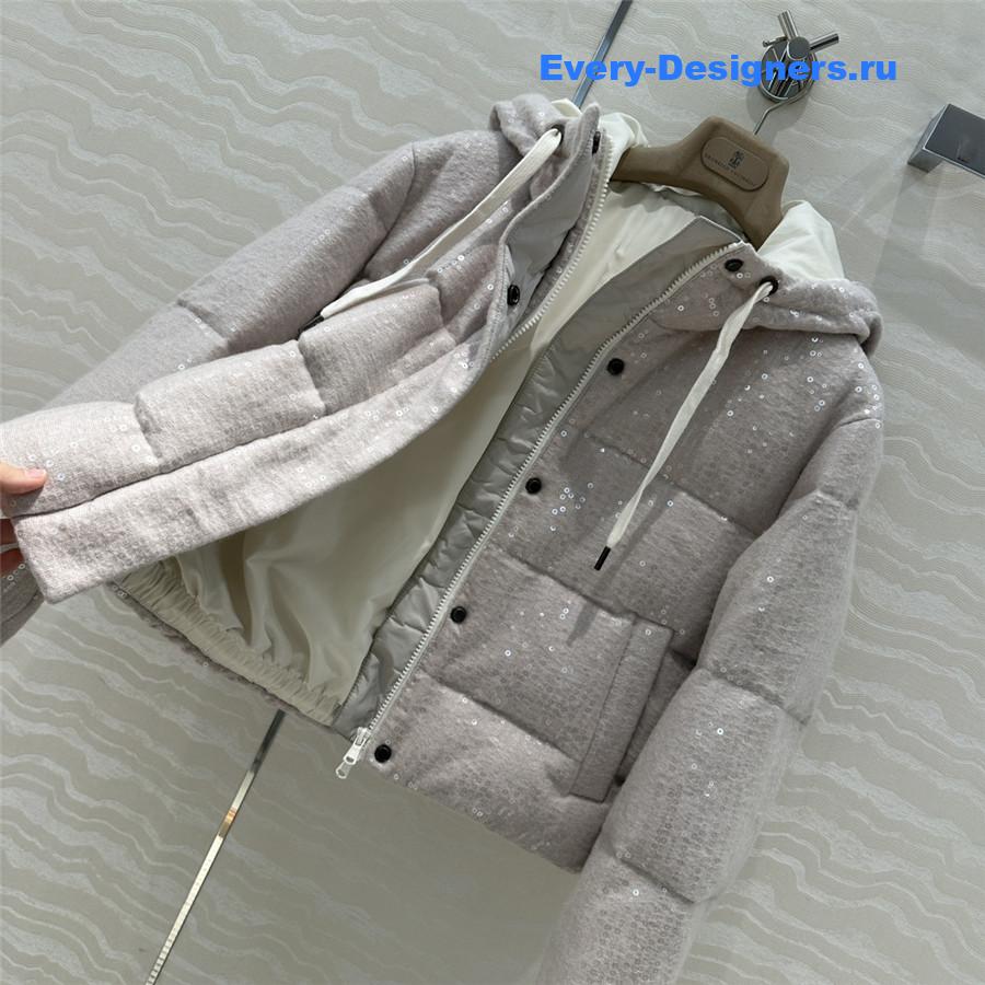 BC Sequined Bread Down Jacket