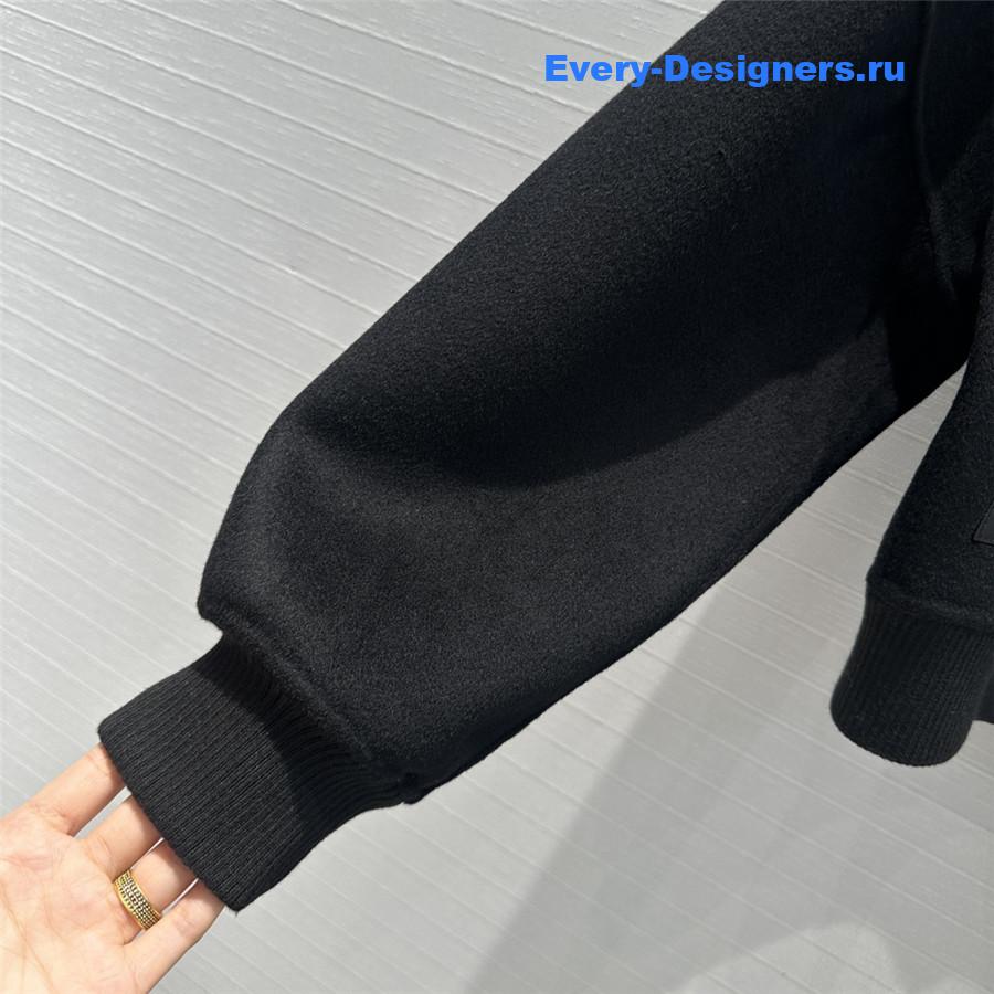 H**me5 cashmere and leather jacket