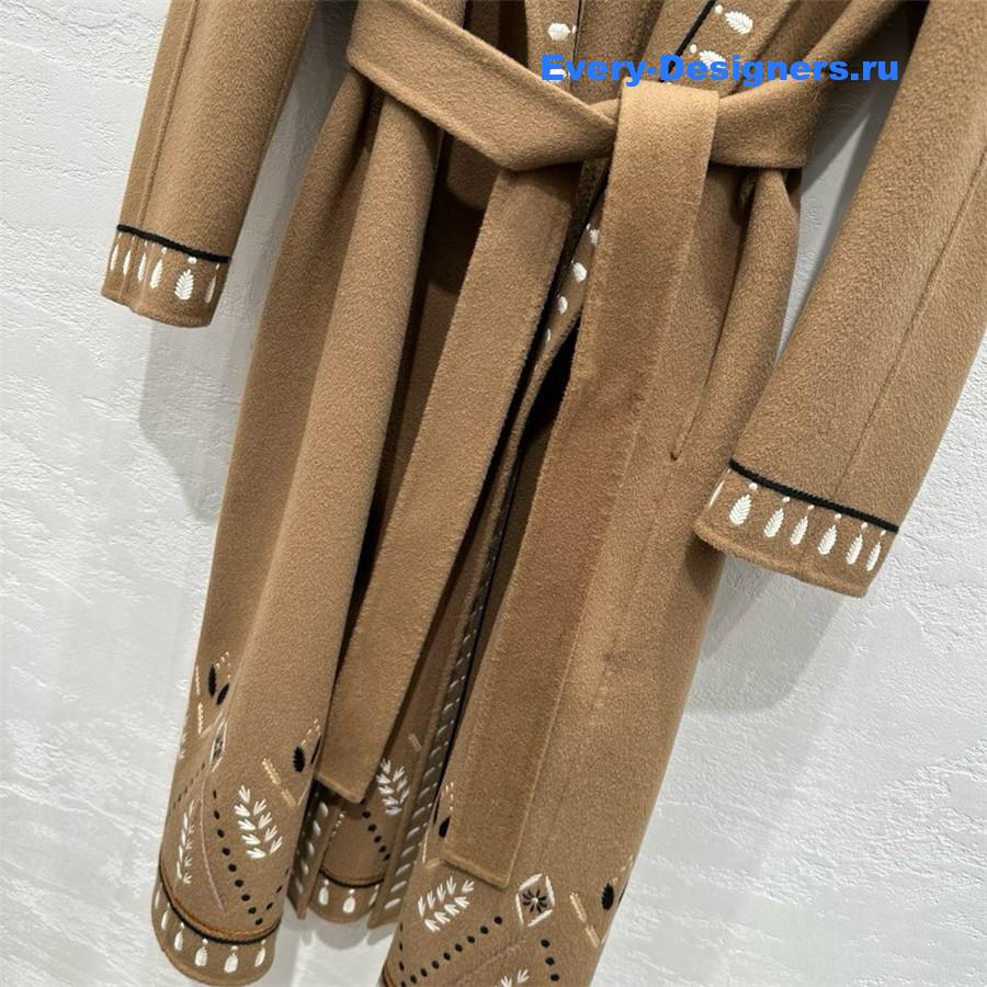 H**me5 long cashmere coat