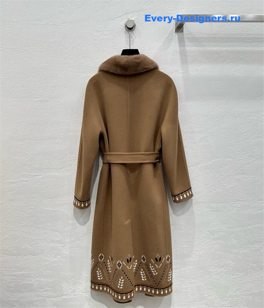 H**me5 long cashmere coat