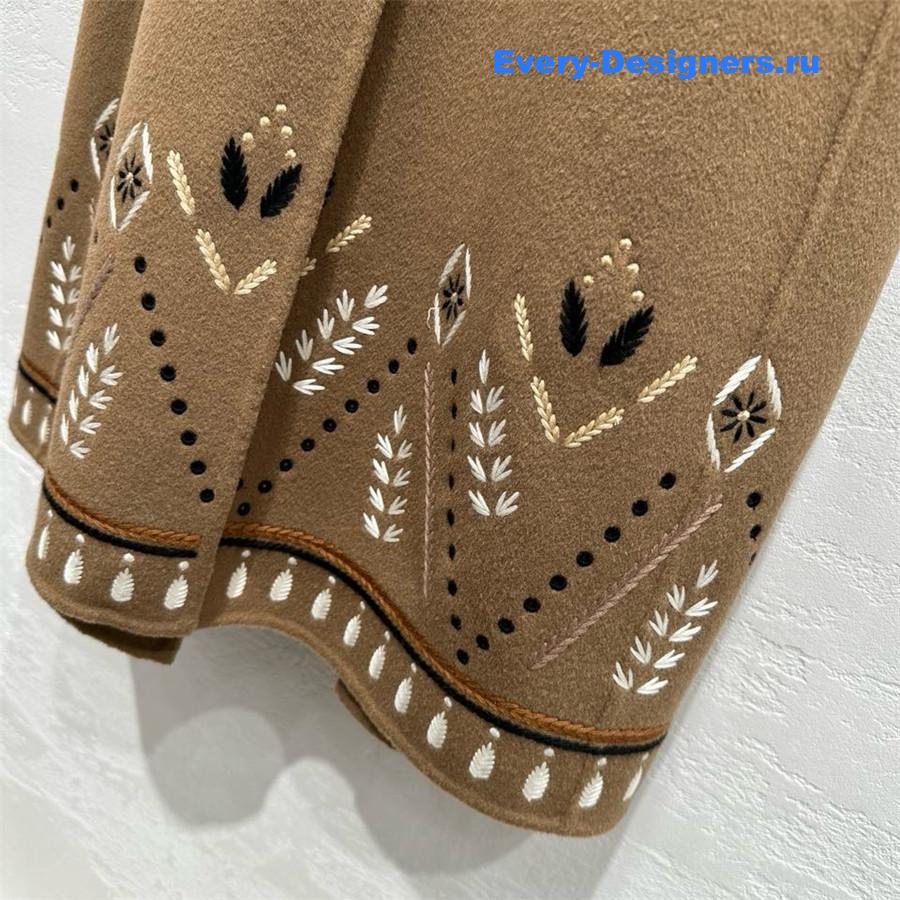 H**me5 long cashmere coat