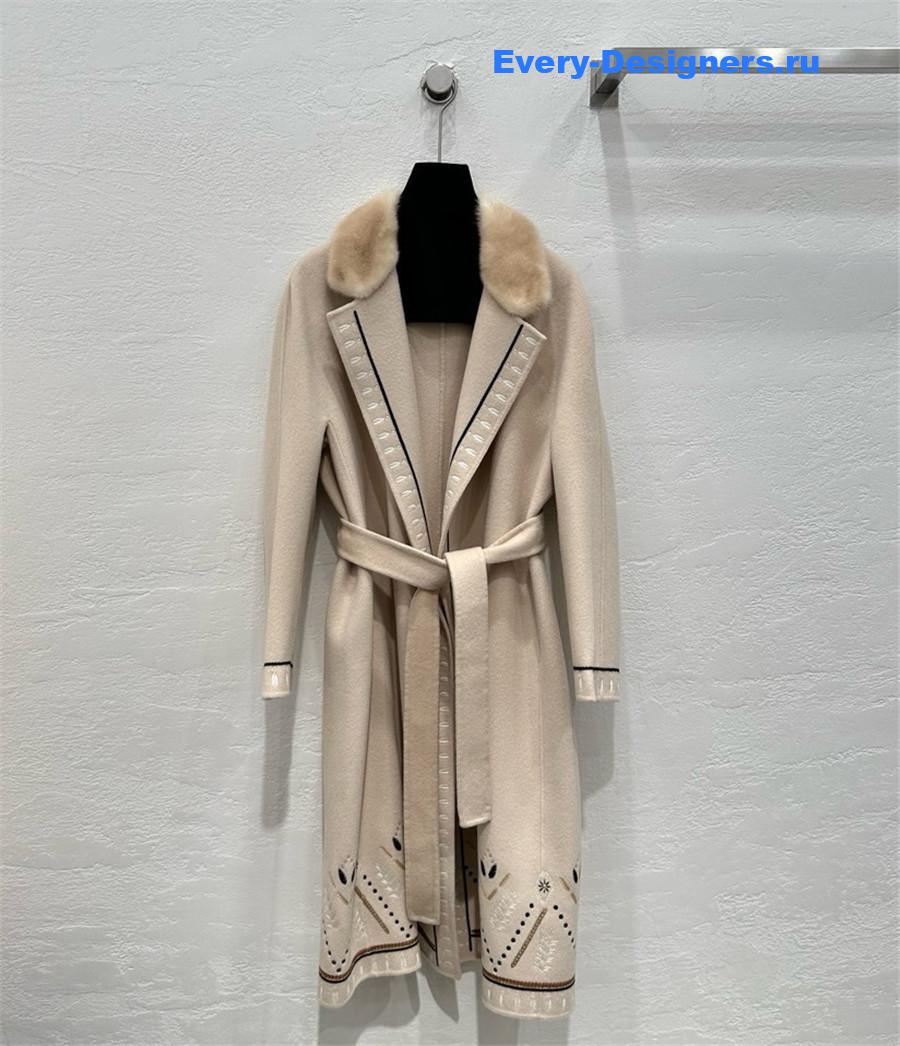 H**me5 long cashmere coat