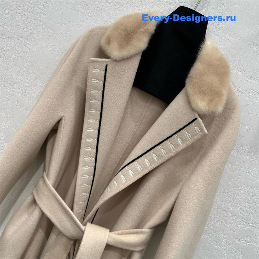 H**me5 long cashmere coat