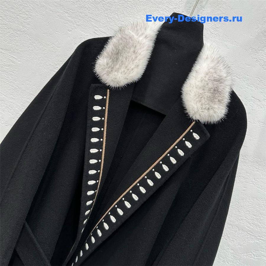 H**me5 long cashmere coat