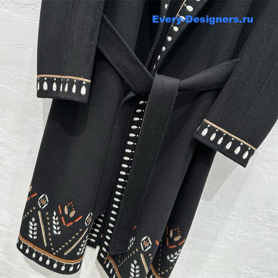 H**me5 long cashmere coat