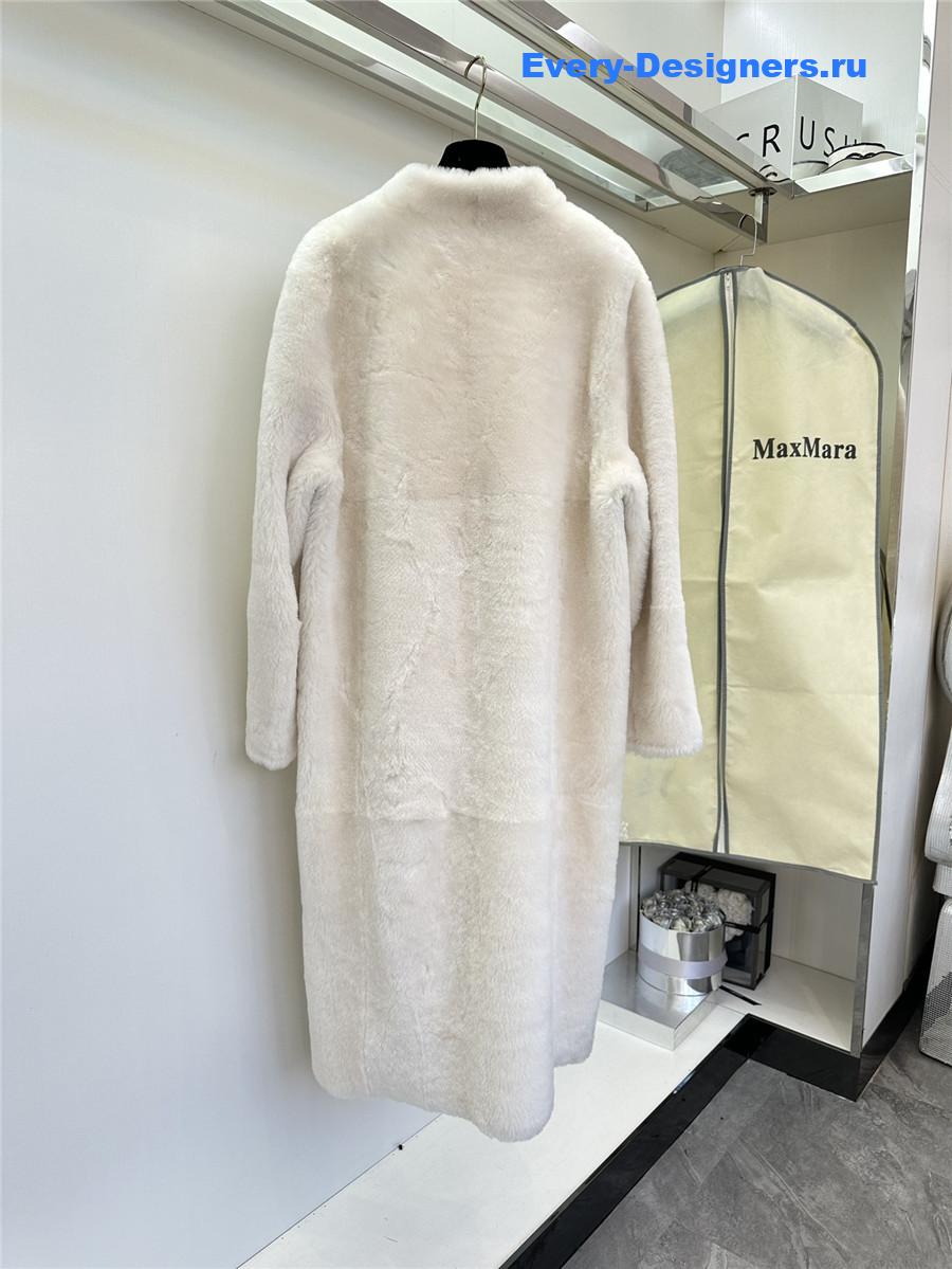 Vanitoo Long Trench Fur Coat
