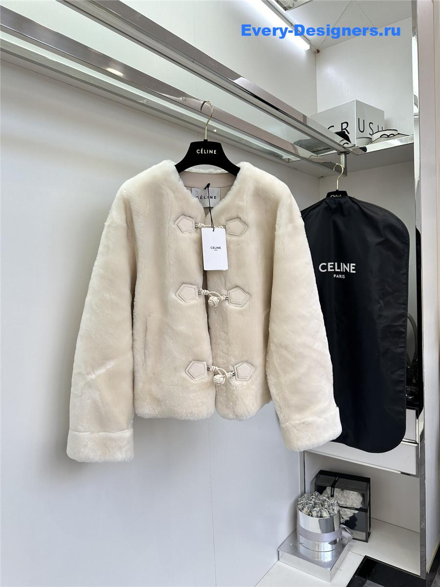 Ce1i*e shearling coat