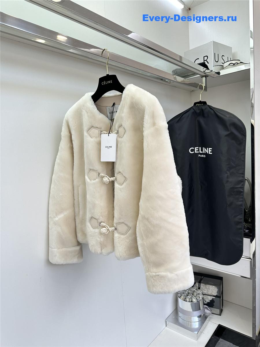 Ce1i*e shearling coat