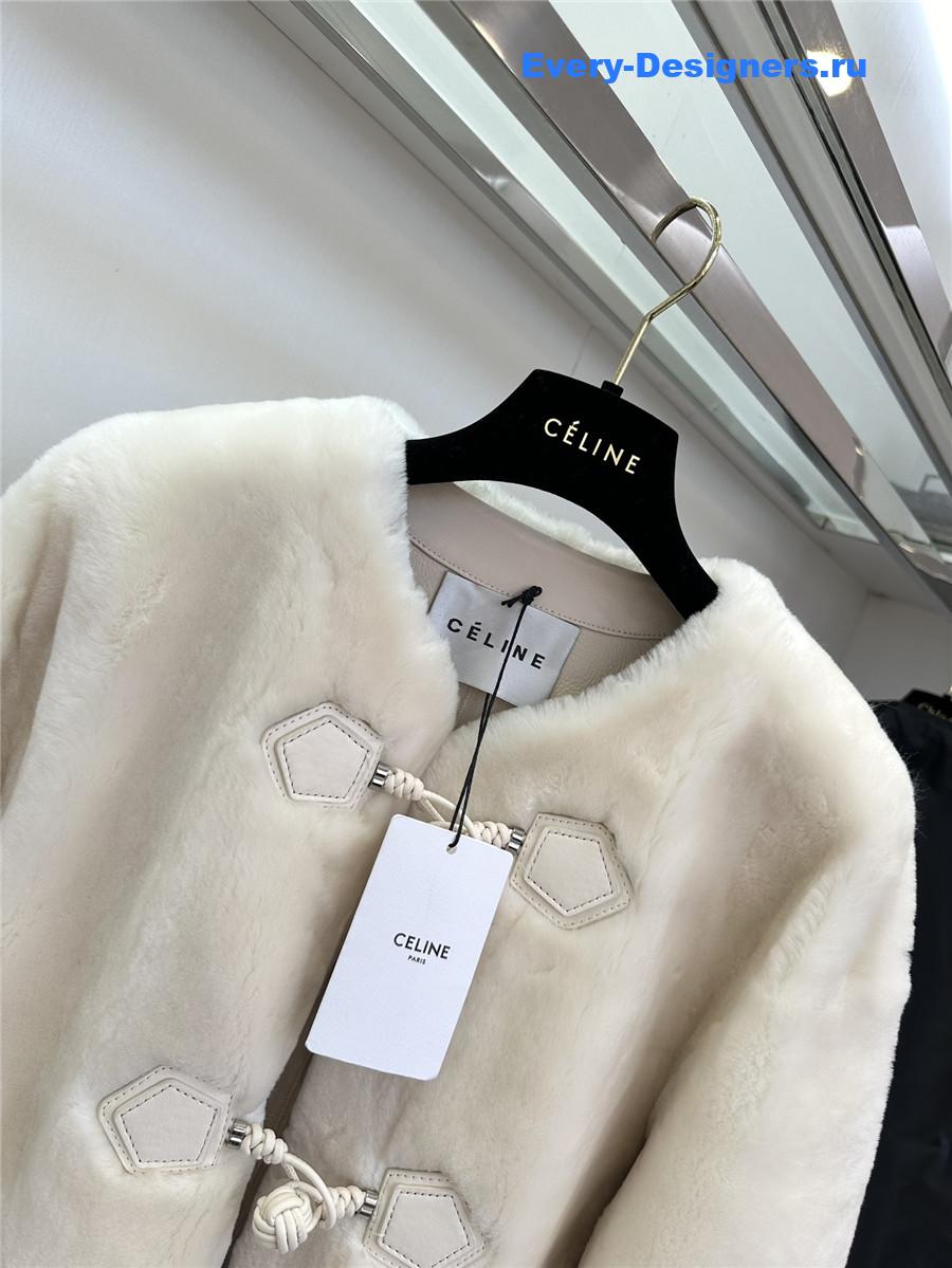 Ce1i*e shearling coat