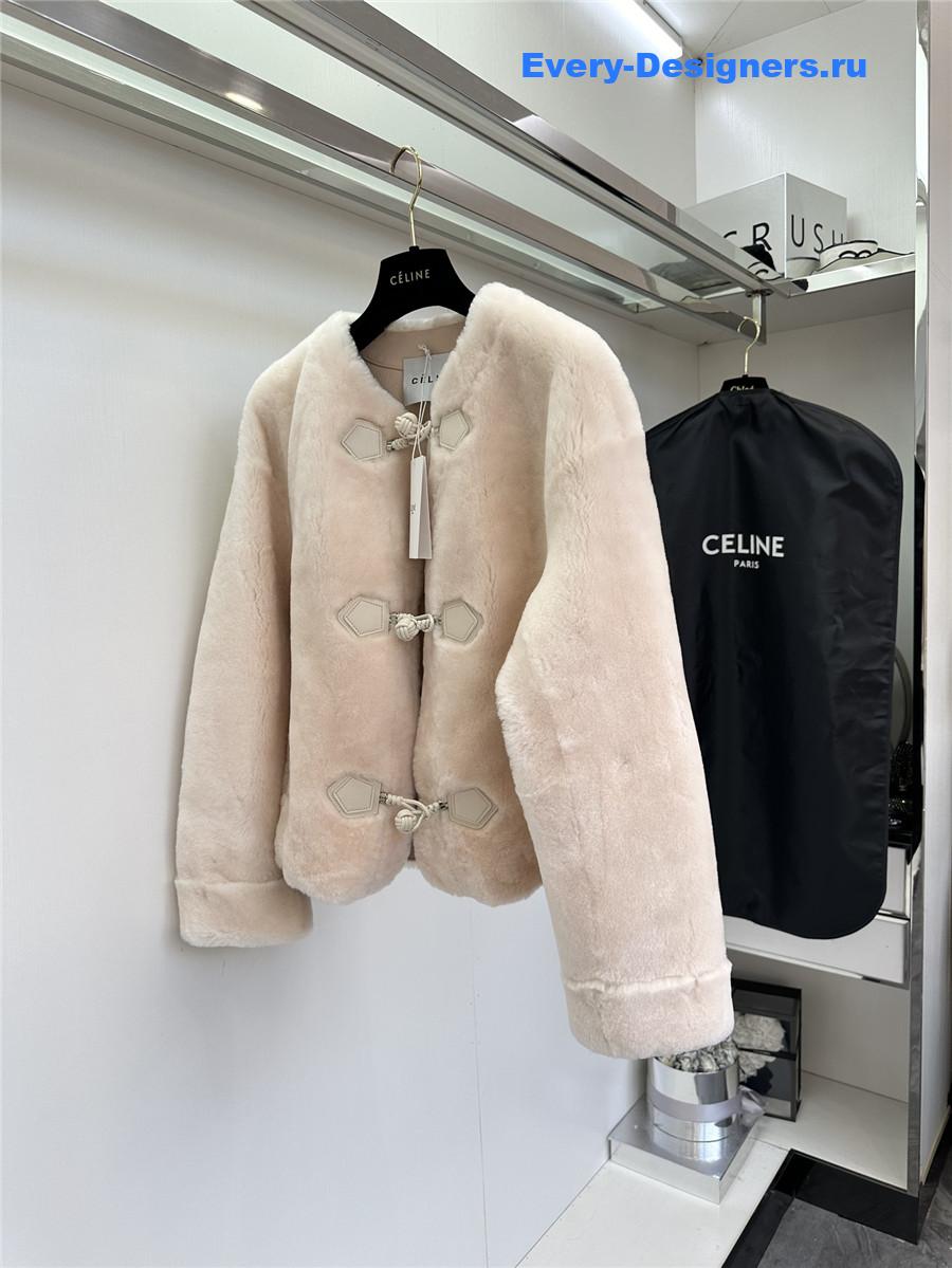 Ce1i*e shearling coat