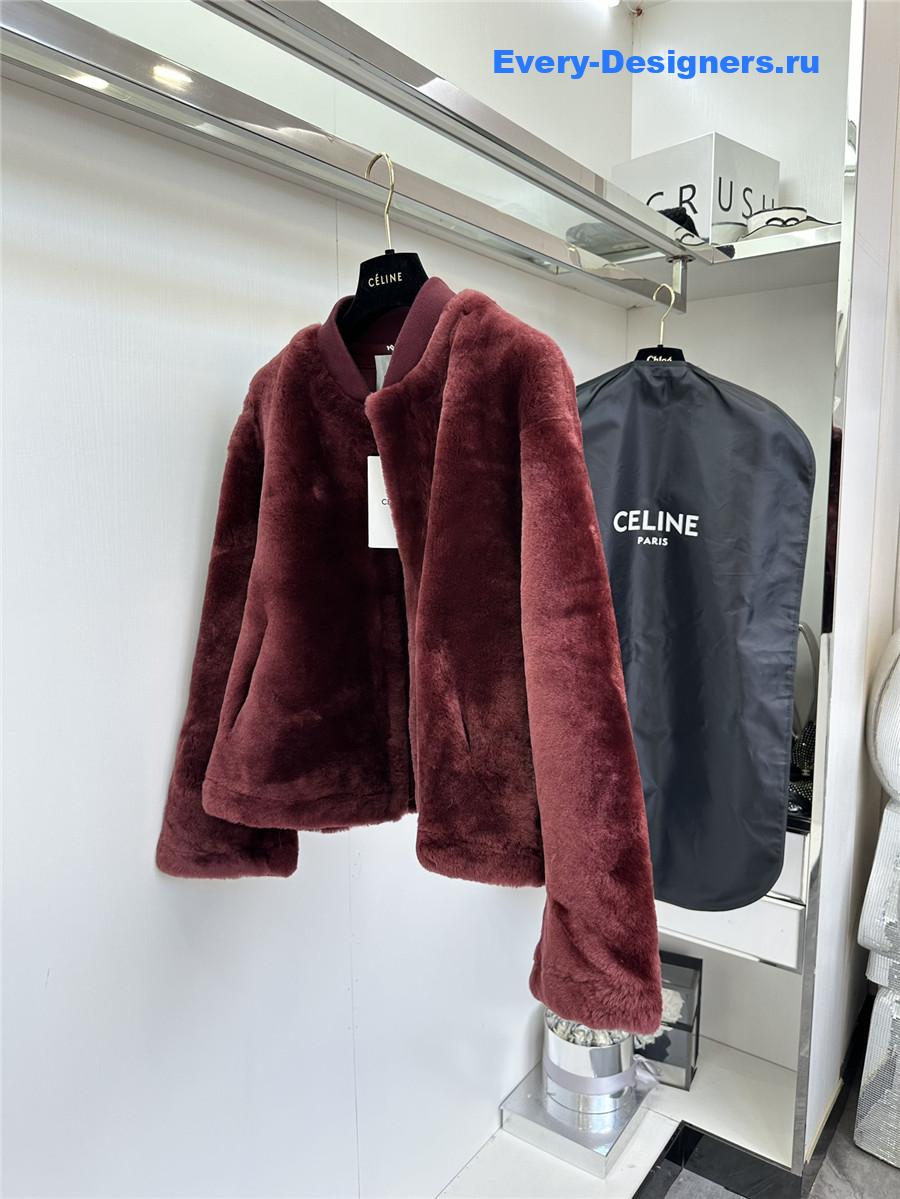 Ce1i*e shearling coat