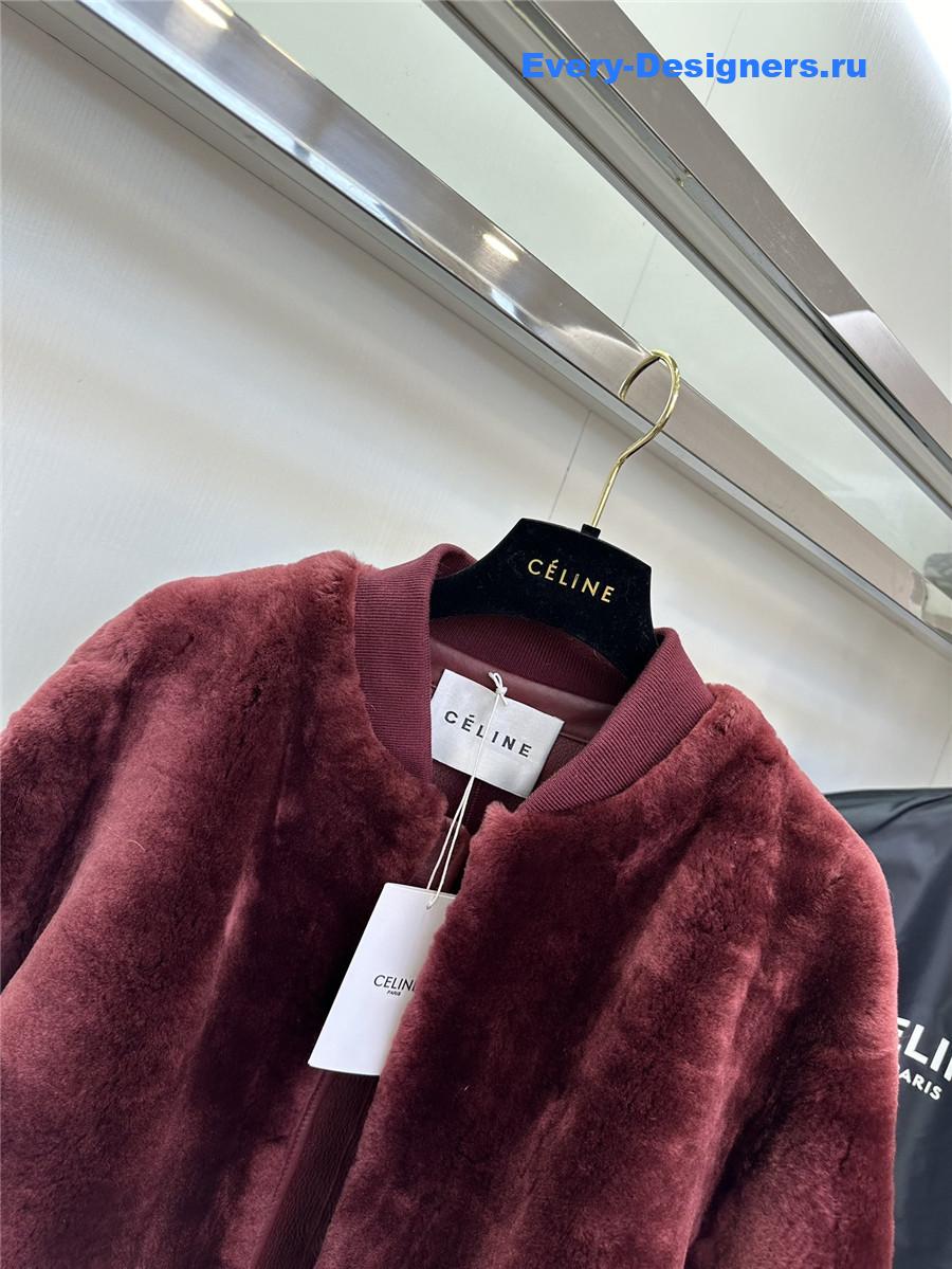 Ce1i*e shearling coat