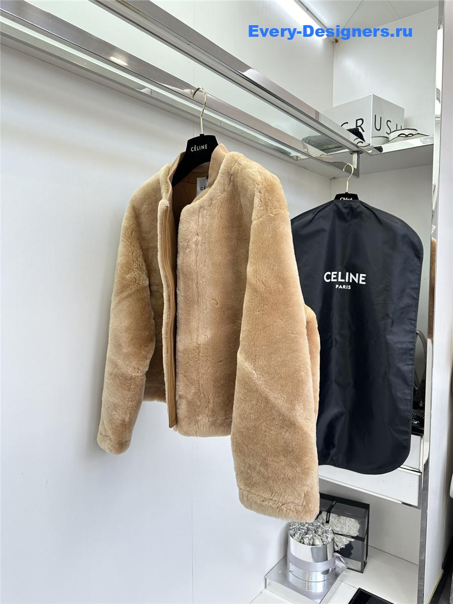Ce1i*e shearling coat