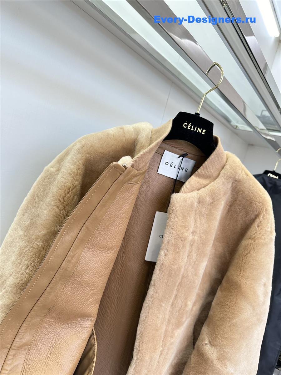 Ce1i*e shearling coat