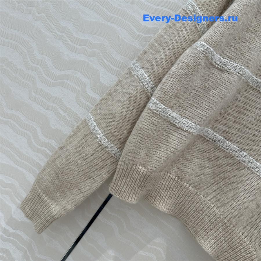 BC V-Neck Alpaca Cardigan in Beige