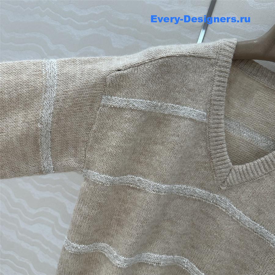 BC V-Neck Alpaca Cardigan in Beige