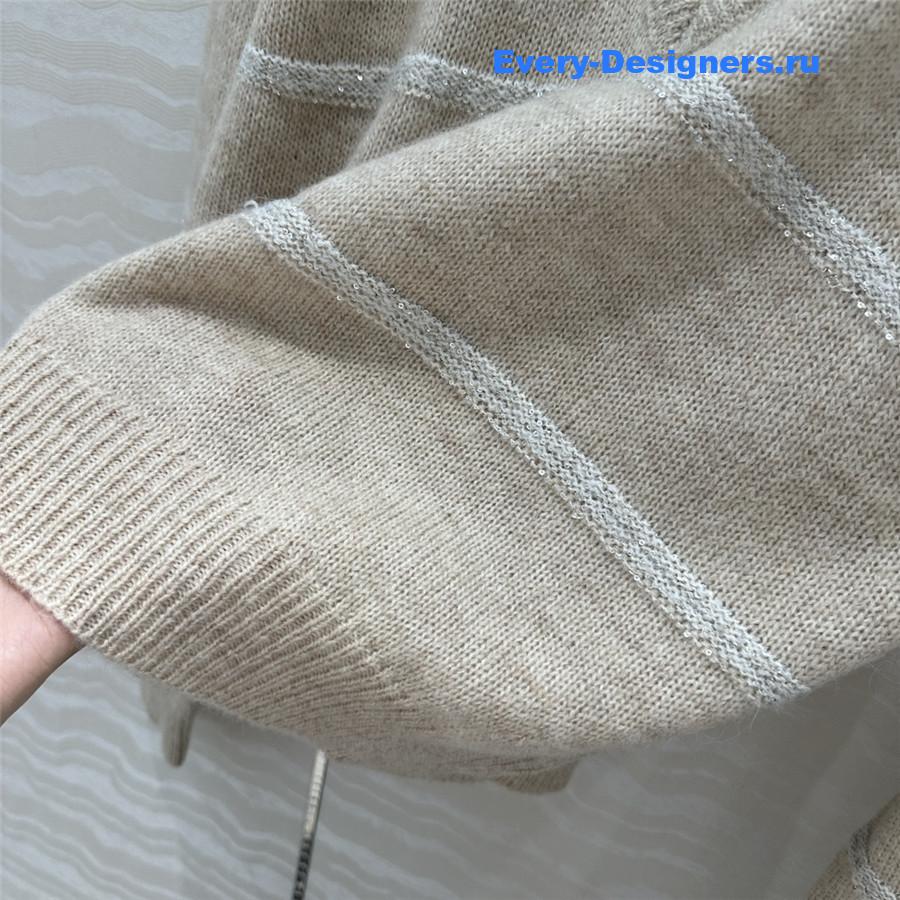 BC V-Neck Alpaca Cardigan in Beige