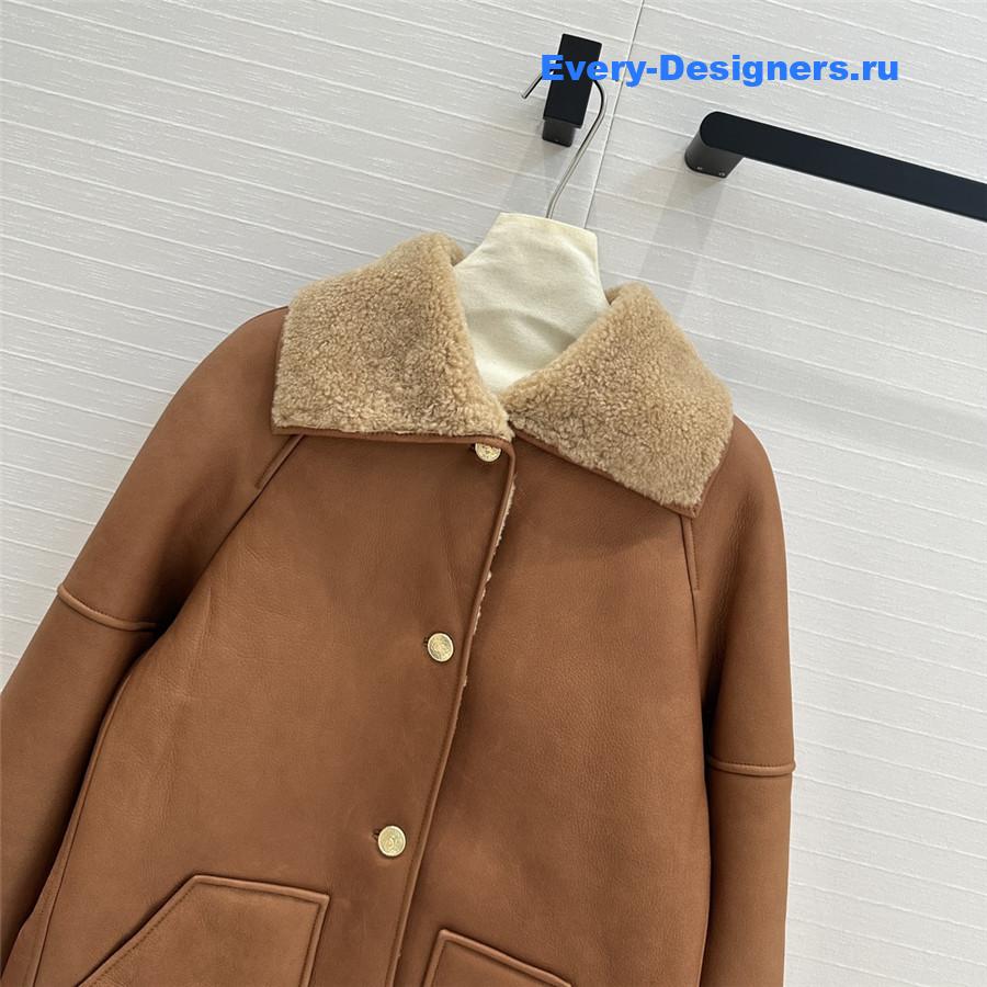Ch**el shearling jacket