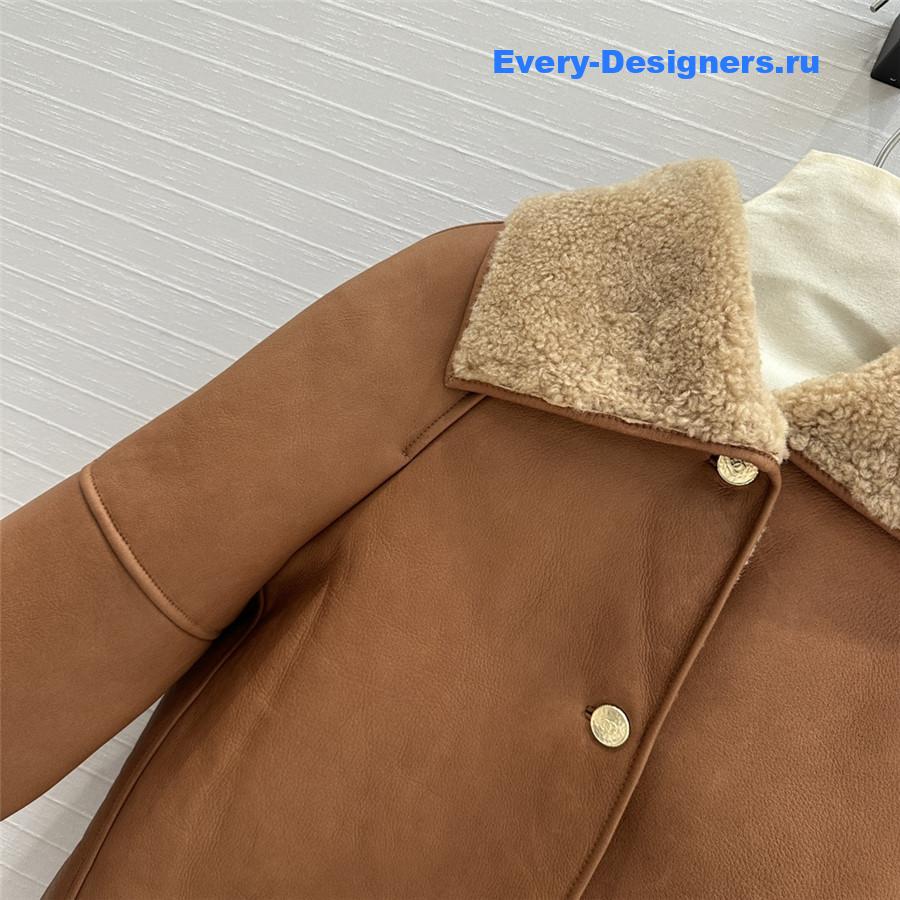 Ch**el shearling jacket