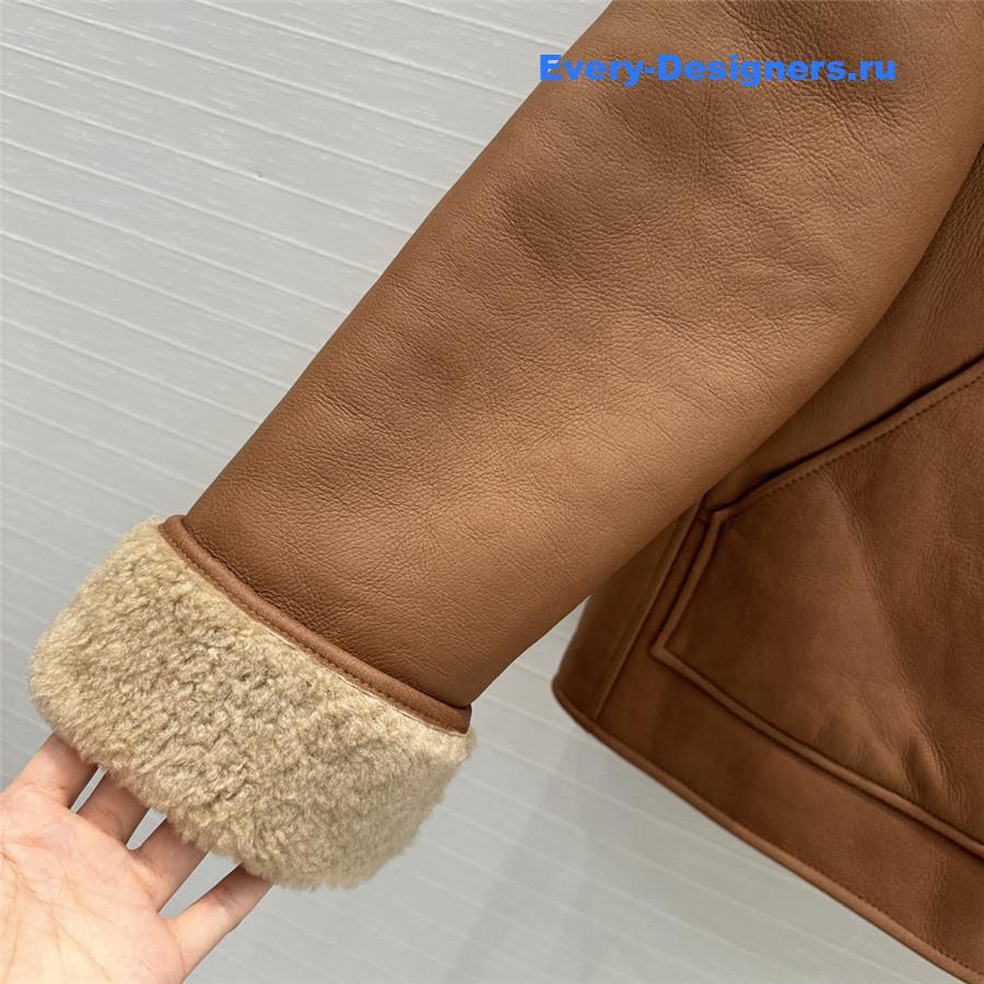 Ch**el shearling jacket