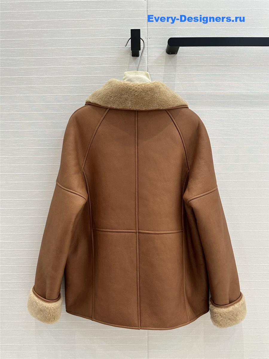 Ch**el shearling jacket