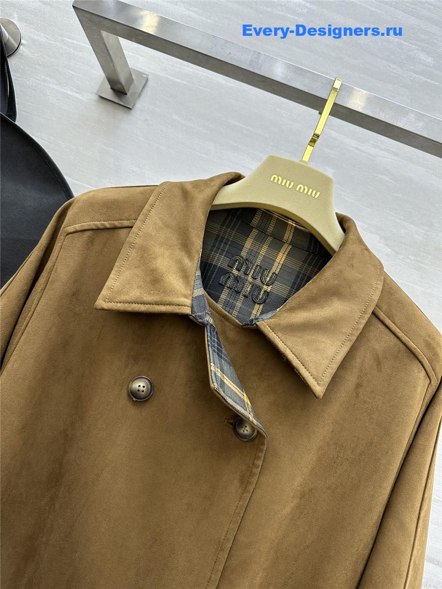 M1um1u reversible trench coat