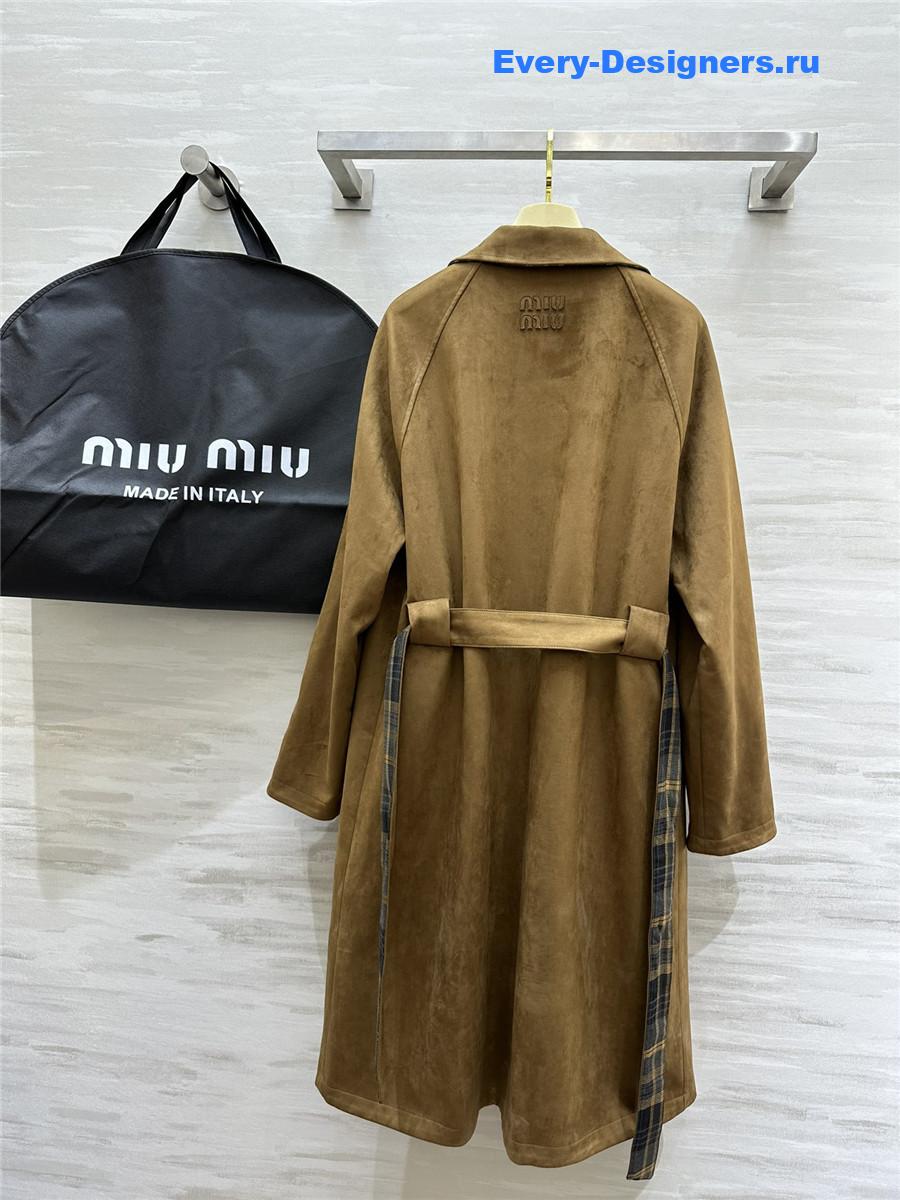 M1um1u reversible trench coat
