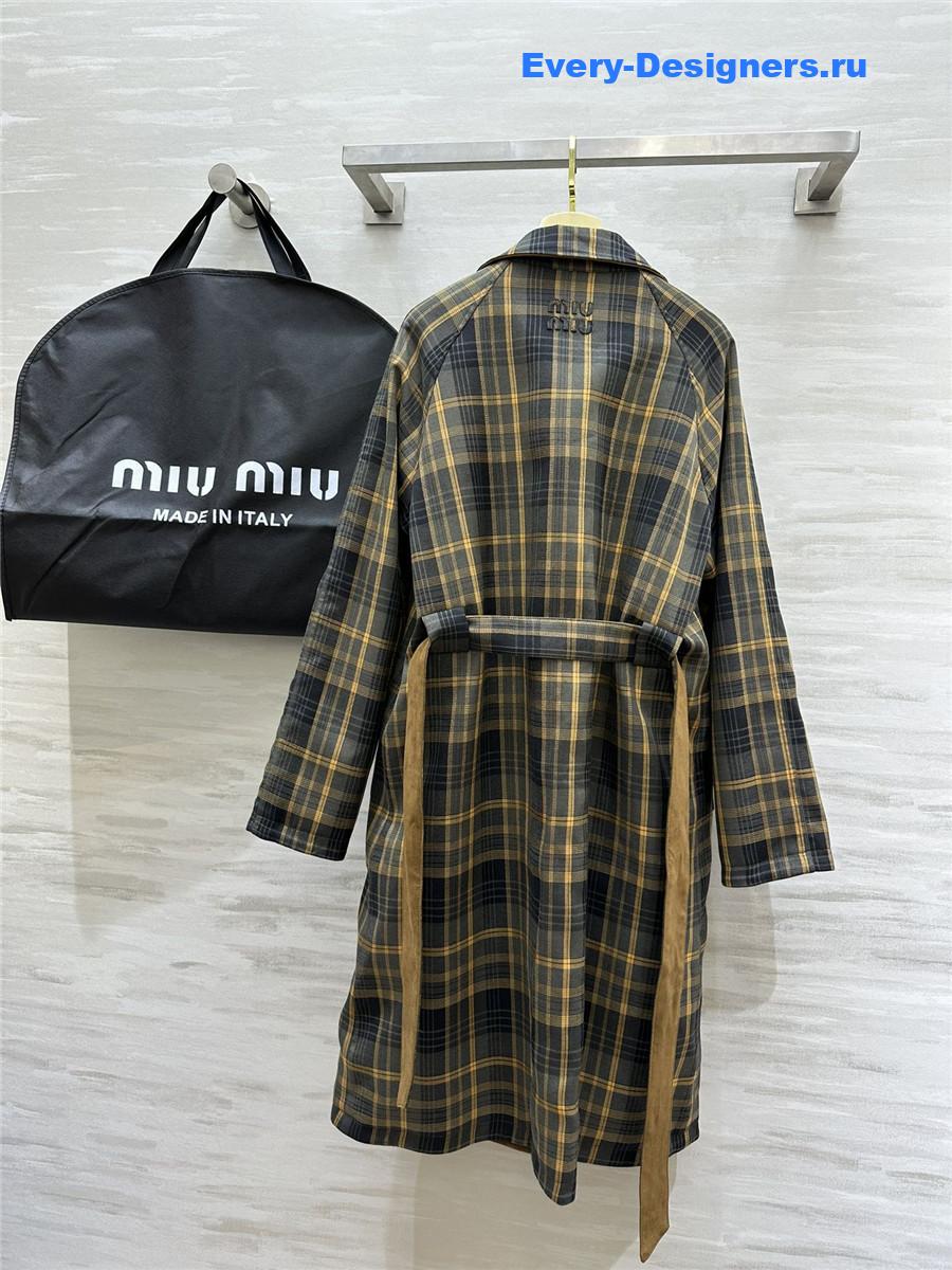 M1um1u reversible trench coat